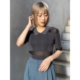 シアーケーブルハーフニット | MURUA | 詳細画像29 