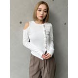 ホックアシメリブトップス | MURUA | 詳細画像11 