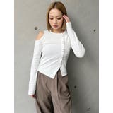 ホックアシメリブトップス | MURUA | 詳細画像12 