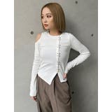 ホックアシメリブトップス | MURUA | 詳細画像13 