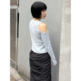 ホックアシメリブトップス | MURUA | 詳細画像18 