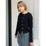 ホックアシメリブトップス | MURUA | 詳細画像2 