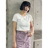 チュールトリムコンパクトTシャツ | MURUA | 詳細画像13