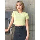 チュールトリムコンパクトTシャツ | MURUA | 詳細画像3