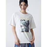 ホワイト | グラフィックオーバーTシャツ | MURUA