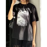 ブラック | グラフィックオーバーTシャツ | MURUA