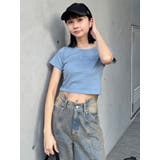 パッチステッチクロップドT | MURUA | 詳細画像15 