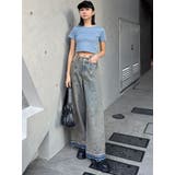 パッチステッチクロップドT | MURUA | 詳細画像17 