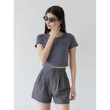 パッチステッチクロップドT | MURUA | 詳細画像8 