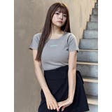 テレコロゴクロップドT | MURUA | 詳細画像5 