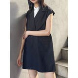 ブラック | 2wayカットオフミニワンピース | MURUA