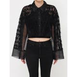 レースクロップド2WAYシアーシャツ | MURUA | 詳細画像19 