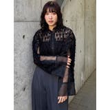 レースクロップド2WAYシアーシャツ | MURUA | 詳細画像2 