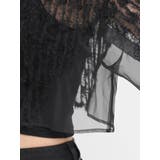 レースクロップド2WAYシアーシャツ | MURUA | 詳細画像24 