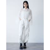 レースクロップド2WAYシアーシャツ | MURUA | 詳細画像7 