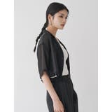 シャイニーシアーショートシャツ【セット販売対象】 | MURUA | 詳細画像15 