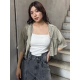 シャイニーシアーショートシャツ【セット販売対象】 | MURUA | 詳細画像3 