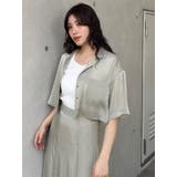 シャイニーシアーショートシャツ【セット販売対象】 | MURUA | 詳細画像44 