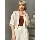 シャイニーシアーショートシャツ【セット販売対象】 | MURUA | 詳細画像47 