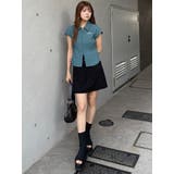 ダブルジップタイトシャツ | MURUA | 詳細画像18 