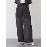 ブラック | シャイニーシアーパンツ | MURUA