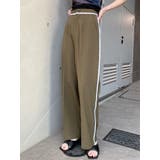カーキ | カットオフストレートパンツ | MURUA