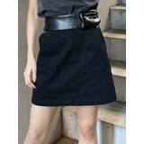 ブラック | フェイクレザーミニポケットミニスカート | MURUA