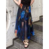 ブラック | シェイドフラワーチュールスカート | MURUA