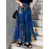 ブルー | シェイドフラワーチュールスカート | MURUA