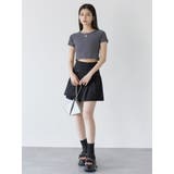 カットオフアシメプリーツスカート | MURUA | 詳細画像10 