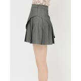 カットオフアシメプリーツスカート | MURUA | 詳細画像48 