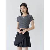 カットオフアシメプリーツスカート | MURUA | 詳細画像8 