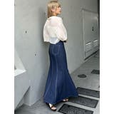 デニムライクステッチスカート | MURUA | 詳細画像10 