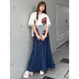 デニムライクステッチスカート | MURUA | 詳細画像14 