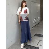 デニムライクステッチスカート | MURUA | 詳細画像15 