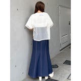 デニムライクステッチスカート | MURUA | 詳細画像16 