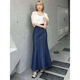 デニムライクステッチスカート | MURUA | 詳細画像9 