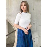 ワンサイドオフショルジップニット | MURUA | 詳細画像11 