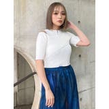 ワンサイドオフショルジップニット | MURUA | 詳細画像12 