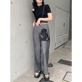 ワンサイドオフショルジップニット | MURUA | 詳細画像17 