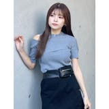 ワンサイドオフショルジップニット | MURUA | 詳細画像19 