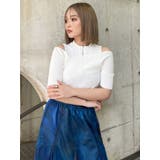 ワンサイドオフショルジップニット | MURUA | 詳細画像2 