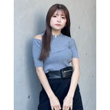 ワンサイドオフショルジップニット | MURUA | 詳細画像20 