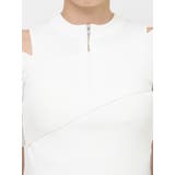 ワンサイドオフショルジップニット | MURUA | 詳細画像32 