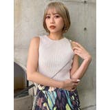 バイカラーリブニットタンク | MURUA | 詳細画像2 