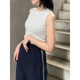 ラメジャガードニットタンク | MURUA | 詳細画像39 