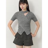 グレー | カシュクールチャイナニット | MURUA