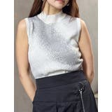 ホワイト | クロップドグラデーションニット | MURUA