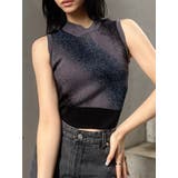 ブラック | クロップドグラデーションニット | MURUA