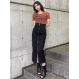バイカラーロゴハーフニット | MURUA | 詳細画像19